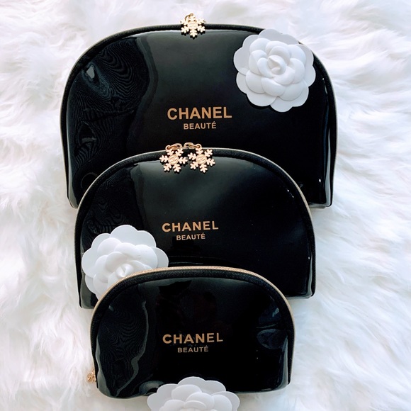 CHANEL Handbags - Chanel | Cosmetic/Travel 3 Piece Set